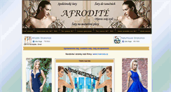 Desktop Screenshot of afrodite-strakonice.cz